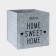 Sweet Home storage basket 30 × 30 × 30 cm, color gray color