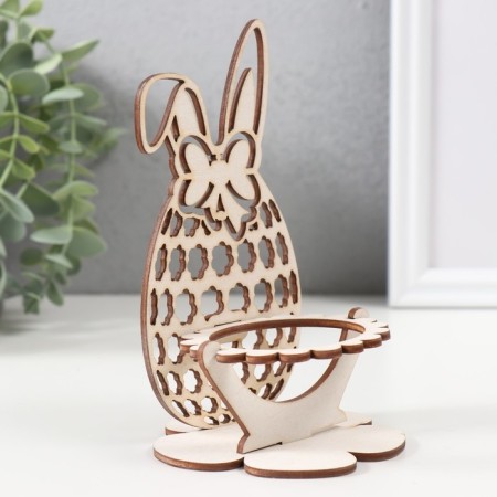 Starfish stand "Bunny" 8.8x8.8x14.5 cm (set 4 parts) white-2