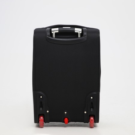 Small suitcase 20 ”, lightning department, code castle, 3 wheels, 2 outer pockets, black color-6