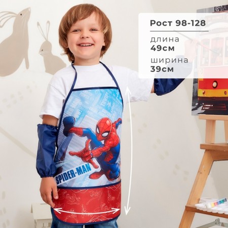 Apron with overshielders Children's "Spider-Man", 49 x 39 cm-1