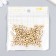 Buttons wood for creativity 2 punctures "simple" set of 100 pcs 0.8x0.8x0.2 cm