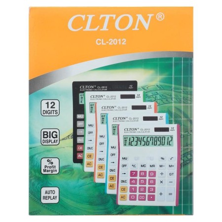 Desktop calculator, 12 - discharge, CL - 2012-6