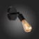 Wall lamp EVOLUCE. SL419.401.01. ANO. 1x60 W, E27, 10x12 cm, black color