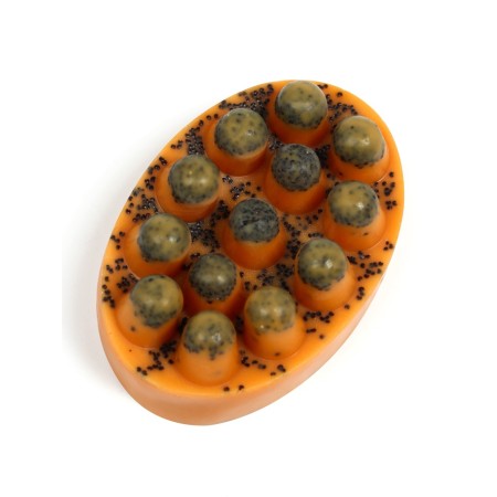 Massage soap with a scrub "tobacco and vanilla", 100 g, benpan-1