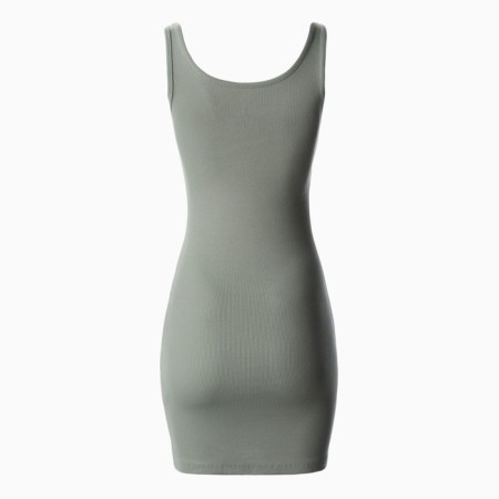 Women's dress, green color, size 46 (l)-3