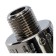 Adapter Stout SFT-0008-001418, 1/4 "x 1/8", internal/outer thread, nickel. brass
