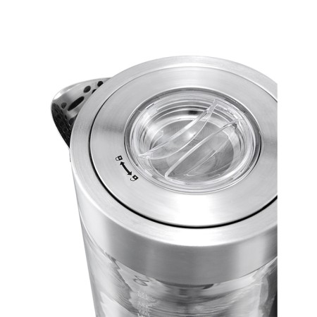 Electric kettle KitFort KT-622, glass, 1.7 l, 2200 watts, adjustment t °, silver-5