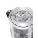 Electric kettle KitFort KT-622, glass, 1.7 l, 2200 watts, adjustment t °, silver