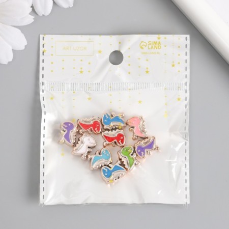 Busina for creativity plastic "Dinosaurus" MIX 0.8x1x1.4 cm-4