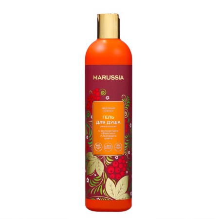 Marussia Honey Nectar shower, with sea buckthorn and linden extract, 400 ml
