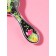 Comb massage No. 33 oval cats shaker 6*16 (± 1) cm black/orange suspension QF