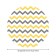 The tablecloth “Zigzag changes”, round, oxford, elastic band, size 120x120 cm, diameter 75-100 cm