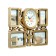 Wall clock, series: photo frames, "family tree", smooth move, D-18 cm, 33 x 48 cm