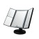 Cosmetic desktop mirror Vivian M 1x/2x/5x-lucid, LED sensor, USB, black