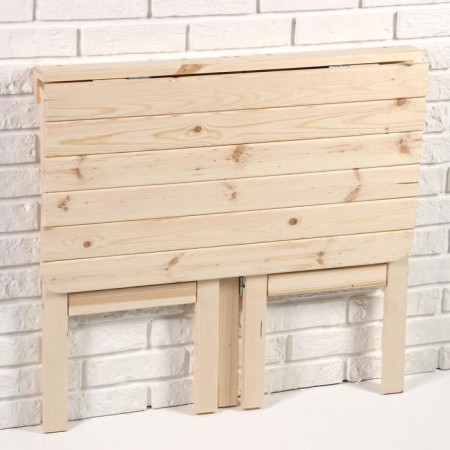 Waste, leaning table, 80x74x45cm, pine-2
