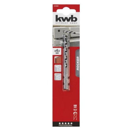 Kwb Rockker, 6x100 mm, sharpening angle 130 °, carbide tip.-1