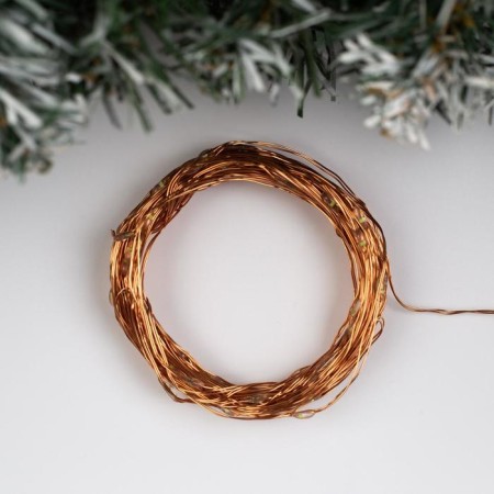 Garland "thread" 10 m dew, ip20, copper thread, 100 LED, white glow, 12 V-1