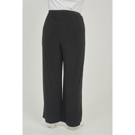 Female trousers, size 58, black color-6