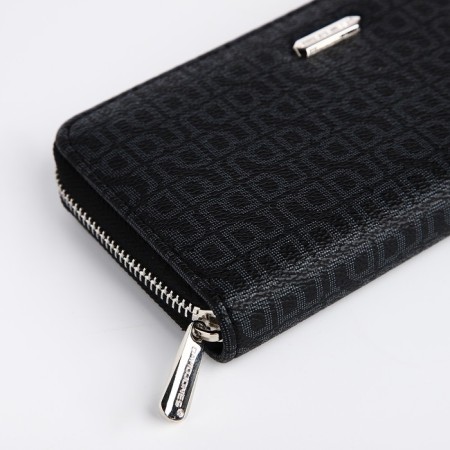 Women's wallet with lightning, black color-2