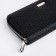 Women's wallet with lightning, black color
