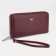 Women's wallet with lightning, burgundy color