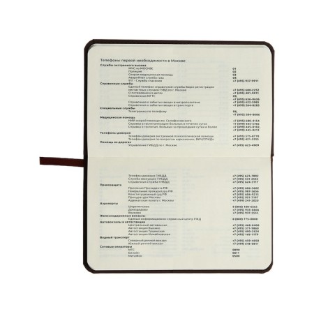 Pocket Dated 2024, 155 x 95 mm, 64 sheets, Devente.emblem, solid cover of artificial leather, cream block 70 g/m2, brown-7