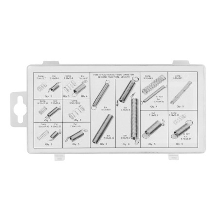 Fixing set: springs, compressed, stretched, 100 pcs-1