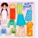A training board with clothing on Velcro "Dressing. Nastya"