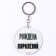 Acrylic keychain with a joke "Born to be a queen", diam. 6 cm