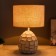 Camilla table lamp E27 40W white-gray 27.5x27.5x42.5 cm Risalux