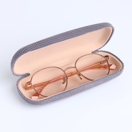Case for glasses on the cracker, length 16 cm, color gray-3