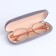 Case for glasses on the cracker, length 16 cm, color gray
