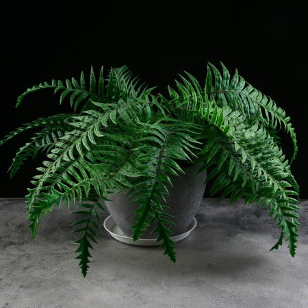 Patron for the pot, d = 13.6 cm, plastic, color marble-3