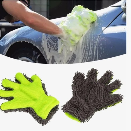 Mittens for washing a car, 30 × 21 cm-1