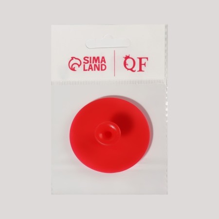 Washing brush, silicone, on suction cup, d = 5.5 cm, color mix-12