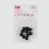 A set of buttons on the midnight "Balls", d = 10 mm, 10 pcs, black color