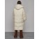 Coat insulated winter female, size 46, color light-beige