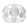 Lamp Bayerlux 2743/1wt E27 40W white 32x32x24-124 cm