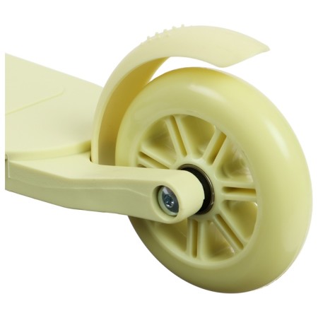 Baby scooter Graffiti Baby 24, Pu Pu 120/10 mm, yellow color-6