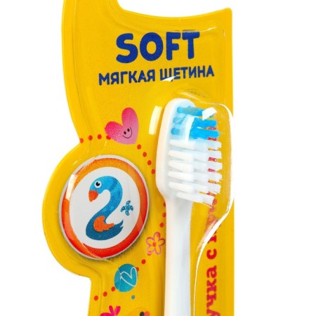 Зубная щетка для детей в виде пингвина D.I.E.S. 2+, 1 шт-1