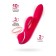 Vibrator with clitoral and vacuum stimulations Jos Doobl, 20 cm, silicone, pink color