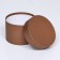 Set of round gift boxes 5 in 1 "coffee", 20 x 14 - 15 x10 cm