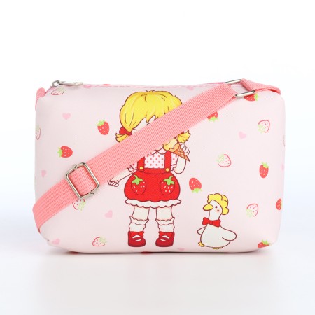 Bag's bag with a zipper "chosen", pink color-1
