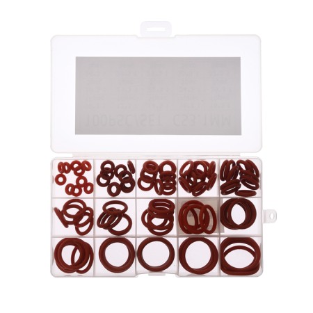 Sealing ring, 15 types, thickness 3.1 mm, set 100 pcs-1