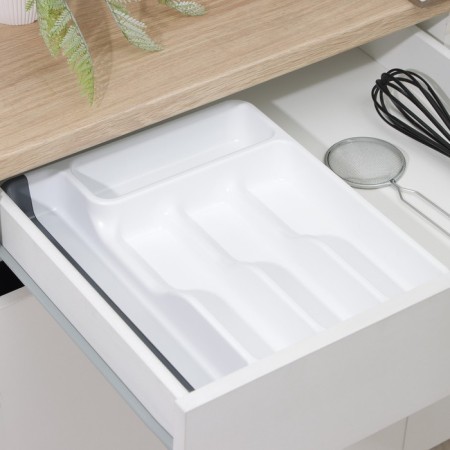 Sliding tray, white/anthracite color-2