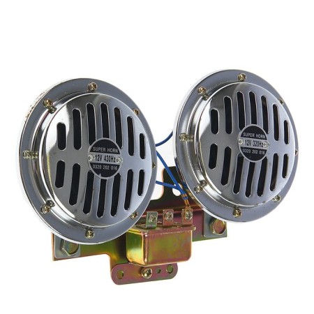 Car signal AVS Electric 1052, 12 V, 335/435 Hz, 120 dB, d = 125 mm, set 2 pcs.