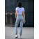 Women's ISee pants, size 48, gray color