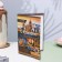 Postcard "Happy Anniversary!" Congrev, embossing, city, 12.5x19.5 cm