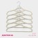 Shoulders - hangers for clothes, 41 × 22 cm, 5 pcs, white color