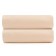 A sheet of beige-pink satin from the Essential collection, size 240x270 cm